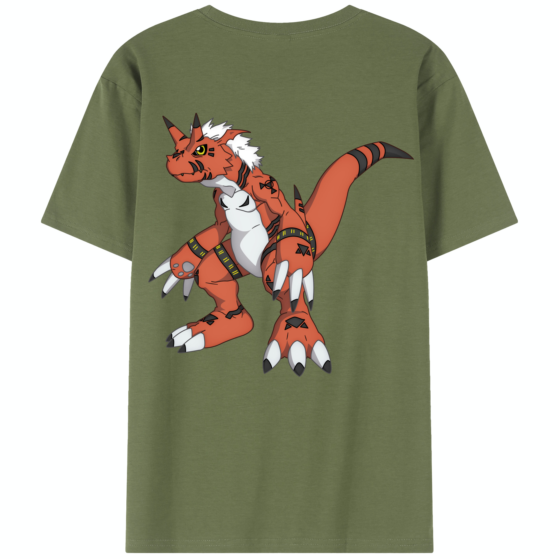 （画像用） Digimon デジタルモンスター/デジモン 綿100％半袖Tシャツ（背面プリント）